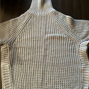 J crew grey poncho sweater size xs